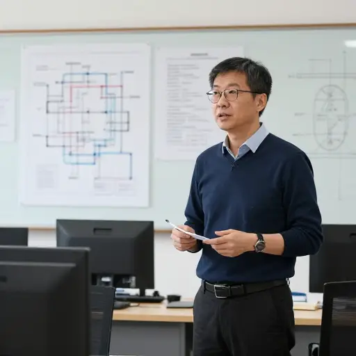 陈教授是工程学院的资深教师。