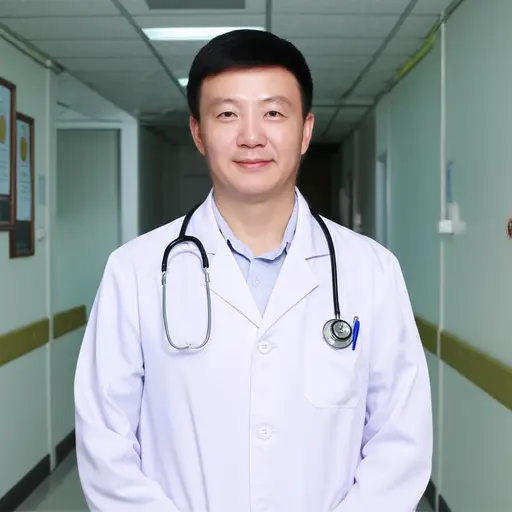 他在一家医院工作，是一名医生。