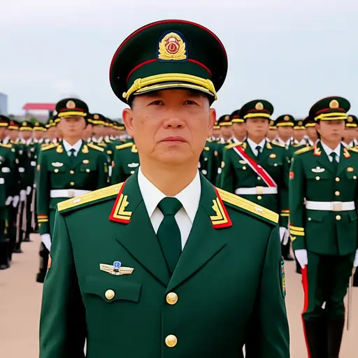 那位将军被任命为部队的指挥官。