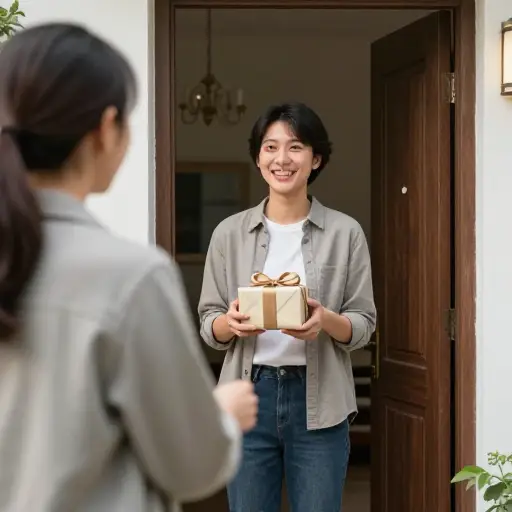 在许多文化中，客人带一份小礼物是习俗。