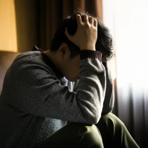 他花了一年时间与抑郁症抗争。
