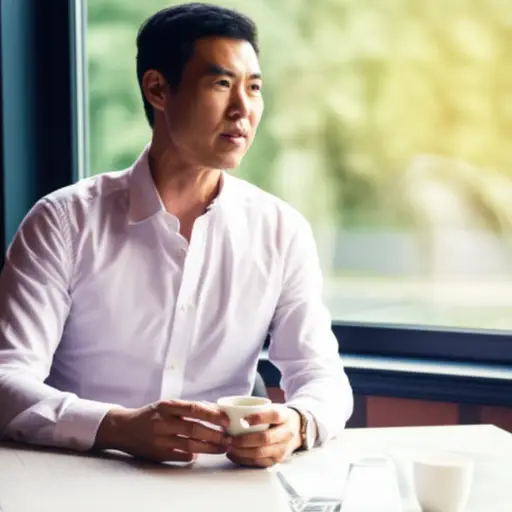 每天早晨喝杯咖啡已经成了他的习惯。
