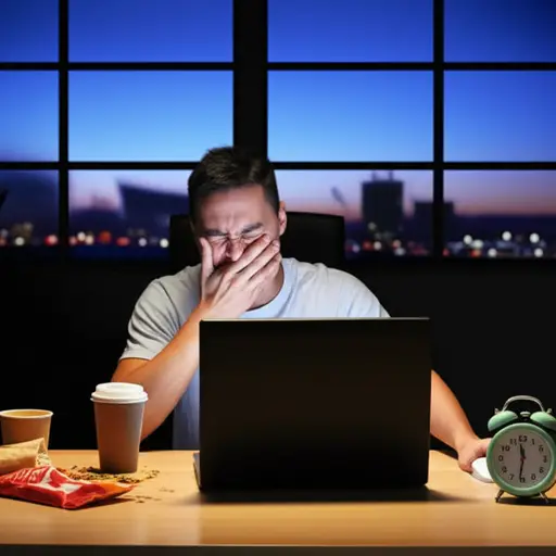 连续熬夜会对你的健康造成伤害。