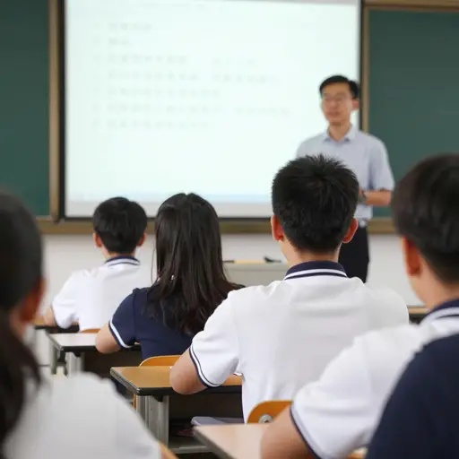 他正在课堂上学习社会主义。