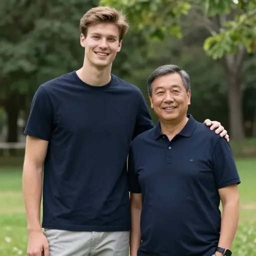 彼得很高——他像他的父亲。