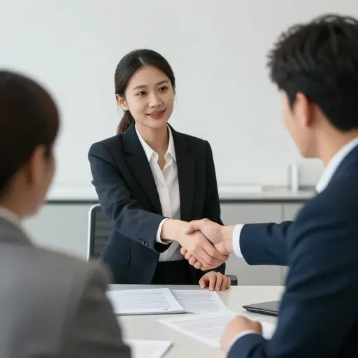 她设法暗中疏通关系，为公司争取到了合同。