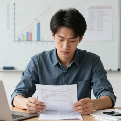 他对报告的唯一挑剔是字体大小，完全忽略了关键问题。