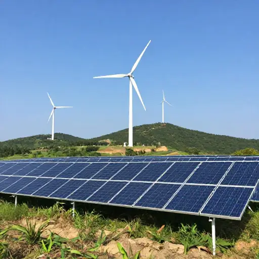 可再生能源技术的发展对可持续增长至关重要。