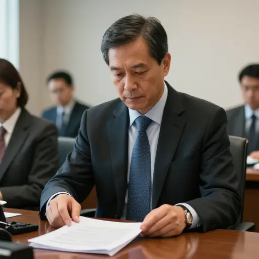 他辞去了委员会主席的职务。