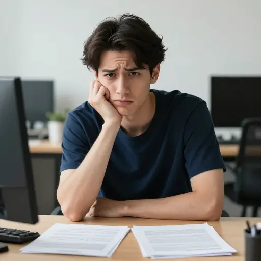 对于是否接受这份工作邀请，我犹豫不决。
