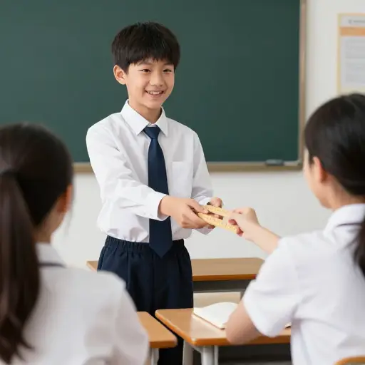 你可以借我的尺子，但请记得还回来。
