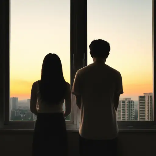自从搬家后，我们感觉彼此之间相隔千里。