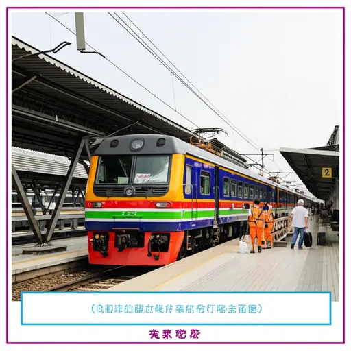 火车引擎在车站停了下来。