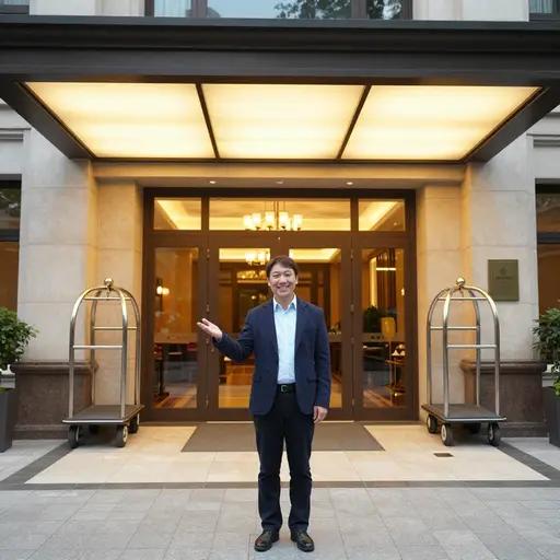我可以带你去一家不错的酒店。