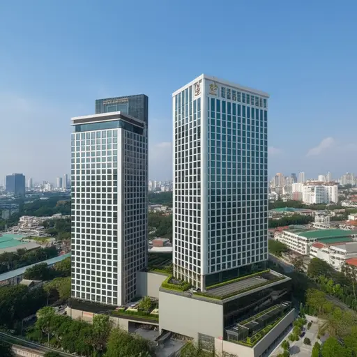 这家酒店是曼谷那家的姐妹酒店，共享相同的管理团队。