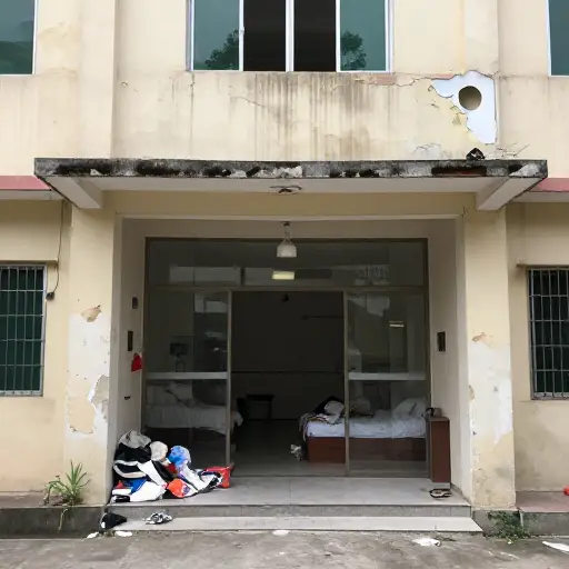 广告中的豪华酒店原来是个肮脏、廉价的酒店，设施不全。