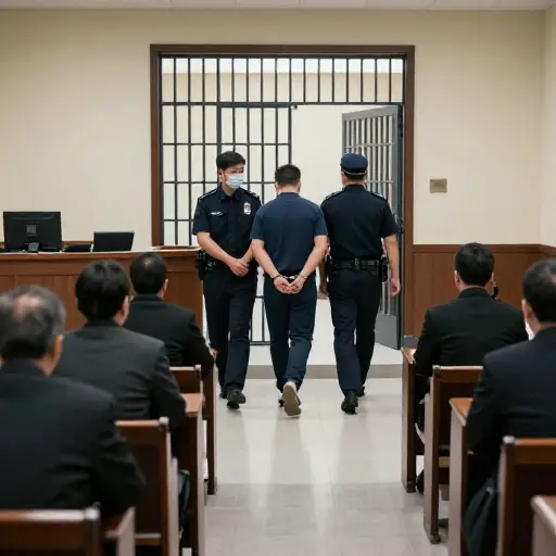 审判后，陪审团裁定他有罪，他被送进了监狱。