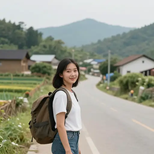 她最终离开了小村庄去追求她的目标，这个目标她相对轻松地实现了。