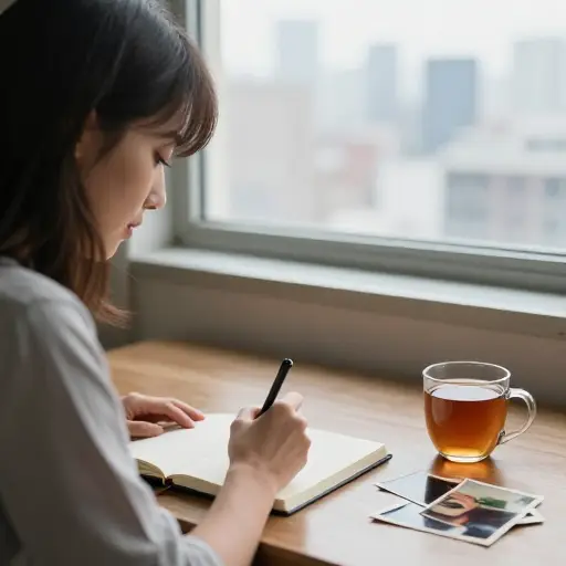 在她的日记中，她记录了几十年来城市景观的细微变化。