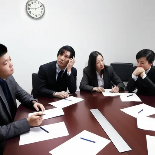 我们不得不推迟会议，因为重要文件还没准备好。
