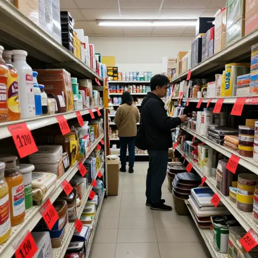 这家商店以非常低的价格出售其旧存货。