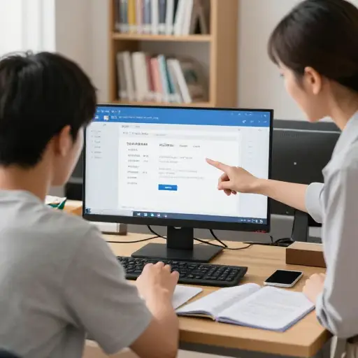 他们解释说我可以上网申请奖学金。