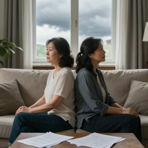 他们的婚姻经历了一段动荡的时期。