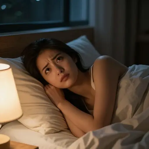 当她翻来覆去无法入睡时，她脑海中重播着白天的事件。