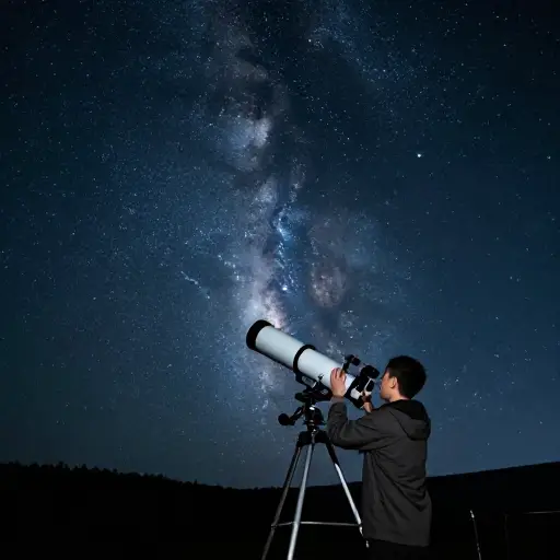 天文学涉及观察恒星和行星等天体。