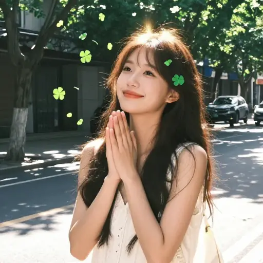 她觉得那天仿佛有神灵保佑，让她好运连连。