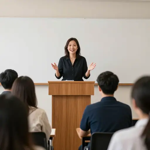 一个自信的演讲者能轻松吸引听众。
