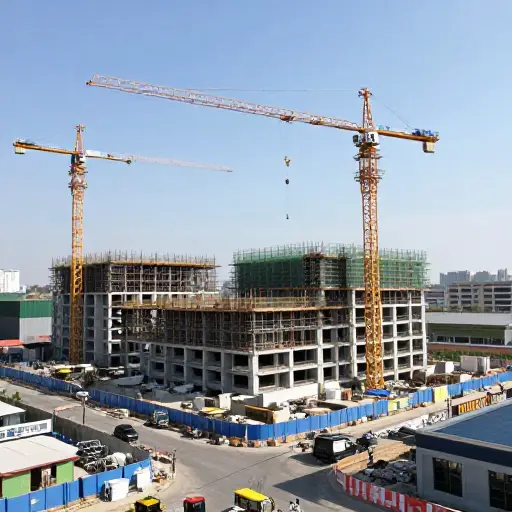 该地区进行了大量的重建开发。