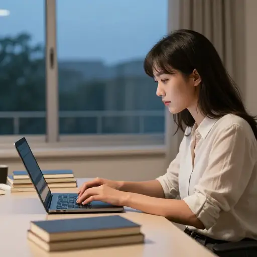 她只需要完成她小说的最后一章。