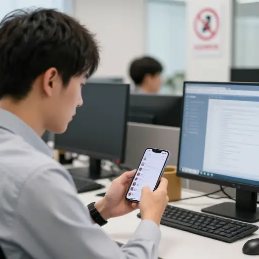 公司不赞成员工在工作时间使用社交媒体。