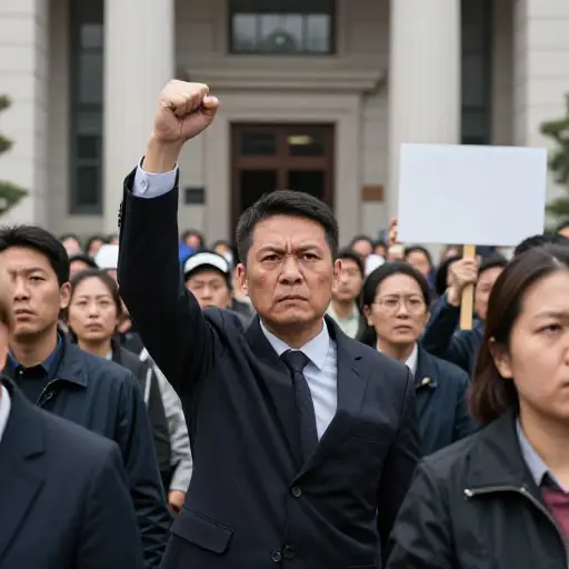 听到不公平的判决后，公众的愤怒之情迅速蔓延。