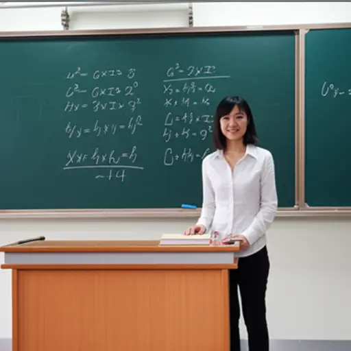 她成为一名老师已经五年了，非常热爱这份工作。