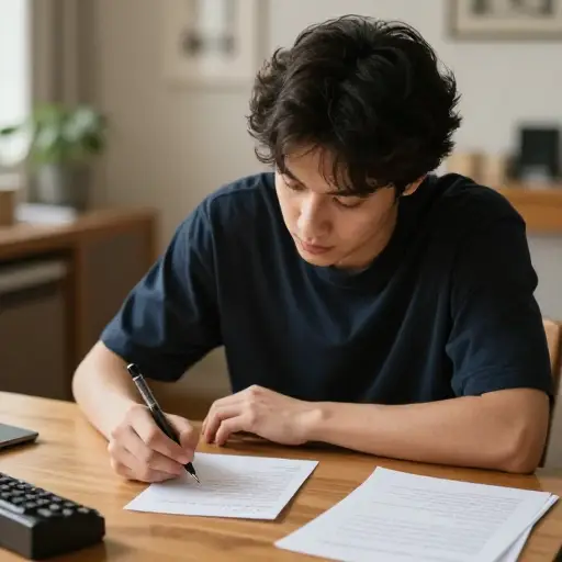 我给我的祖母写了一封长信。