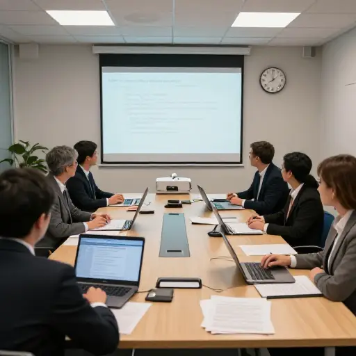 会议将很快开始。