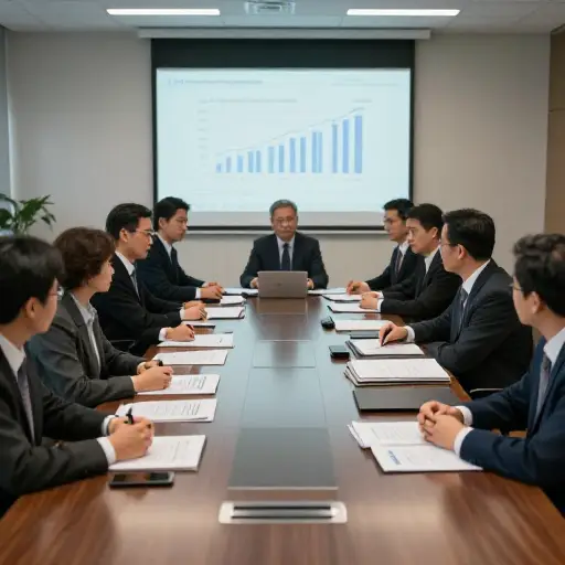在董事会会议上，预算削减成了每个人心头挥之不去的大事。