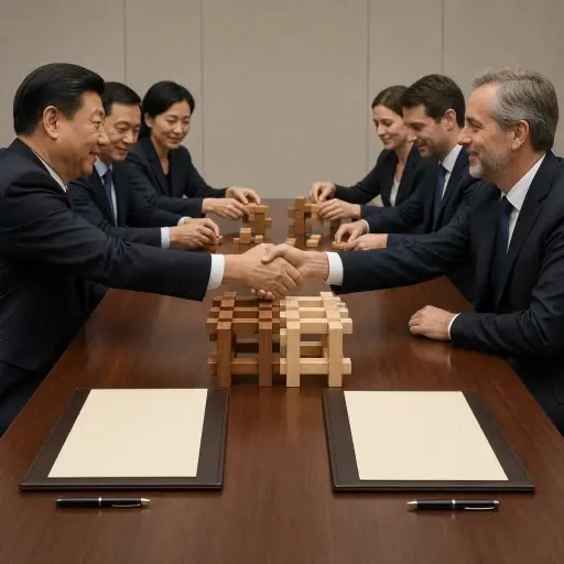该条约建立了两个国家之间的合作框架。