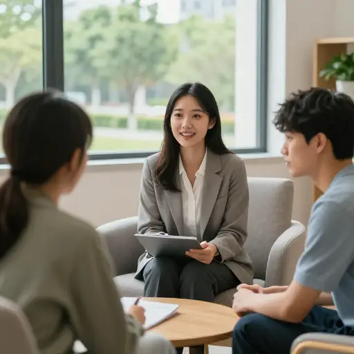 大学为经历压力的学生提供心理咨询。