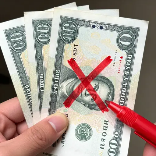 这些假钞毫无价值。