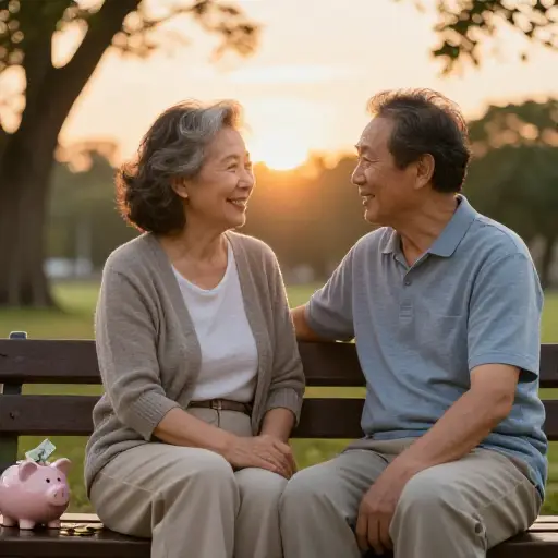 他们在职业生涯中积累了一笔养老金储备，以确保舒适的退休生活。