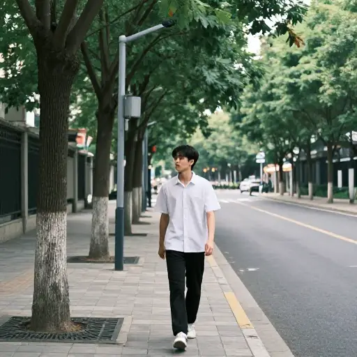 我在街道上来回踱步，试图理清思绪。