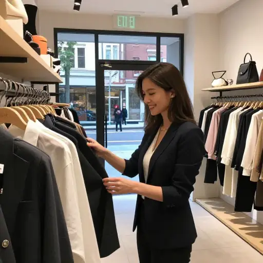 我目前在一家市中心的精品店担任销售助理。