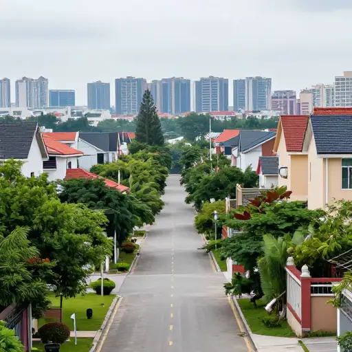 这里平静有序的生活与城市的混乱形成了鲜明对比。