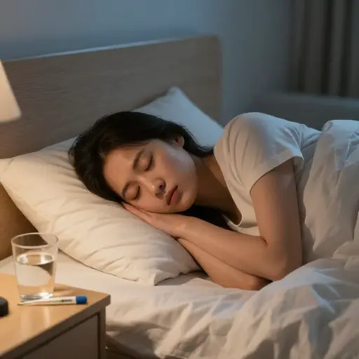 她没来参加聚会，想必当时身体不舒服。