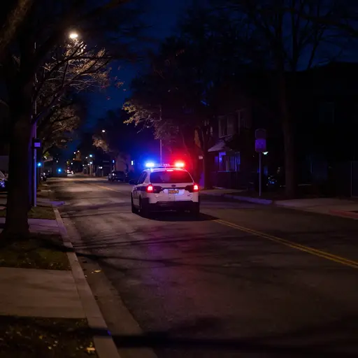 警笛的哀嚎划破了夜空。