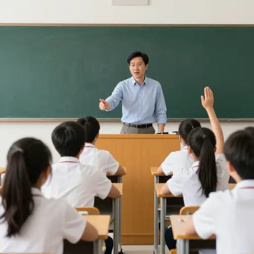 老师随意地选择了几个学生回答问题，没有任何标准。