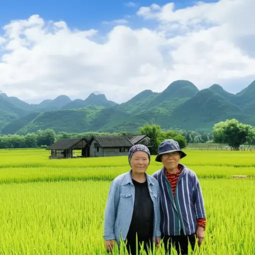 我的祖父母在乡下住了大半辈子。